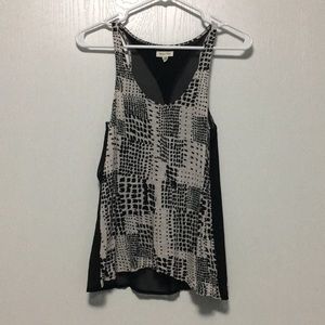 Urban Outfitters Patterned Top with Open Back